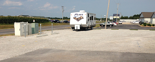 Park-n-Sell Lot for RV, Camper, Boat, Car - Park-n-Sell Services from E-Z Self Storage in Red Bud, Illinois